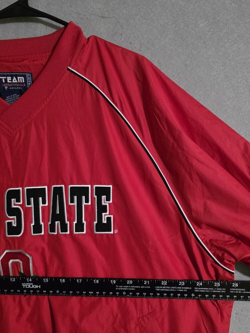 Vtg Team Edition Apparel Mens Ohio State Buckeyes Pullover Windbreaker Size L - Picture 3 of 13